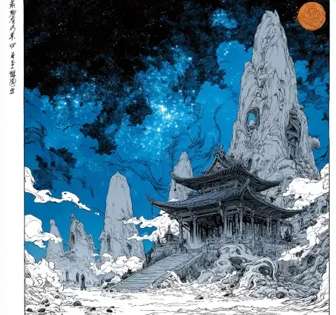 专题合集封面，夜色城市中的人物群像